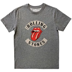The Rolling Stones tričko Biker Tongue Šedá L