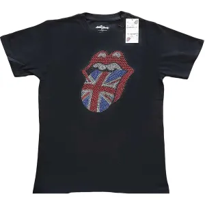 The Rolling Stones tričko Classic UK Čierna L