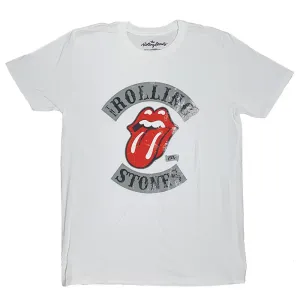 The Rolling Stones tričko Distressed Tour 78 Biela L