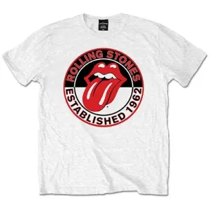 The Rolling Stones tričko Est. 1962 Biela 5XL