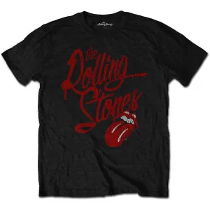 The Rolling Stones tričko Script Logo Čierna M