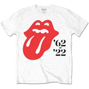 The Rolling Stones tričko Sixty '62 - '22 Biela XXL