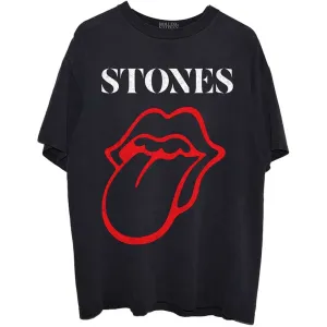 The Rolling Stones tričko Sixty Classic Vintage Tongue Čierna L
