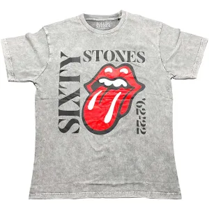 The Rolling Stones tričko Sixty Vertical Šedá XXL