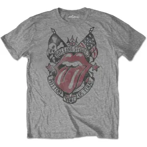 The Rolling Stones tričko Tattoo You US Tour Šedá M
