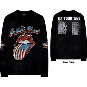 The Rolling Stones tričko US Tour '78 Čierna L