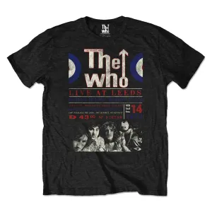 The Who tričko Live At Leeds '70 Čierna L
