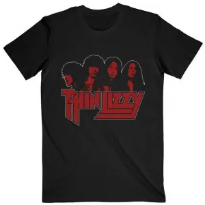THIN LIZZY tričko Band Photo Logo Čierna XXL