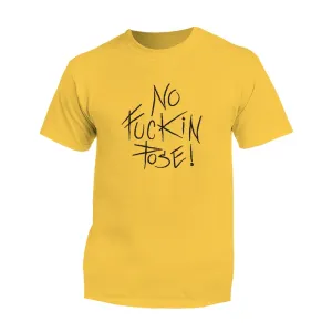 Tomy Kotty tričko No Fuckin Pose Žltá XL