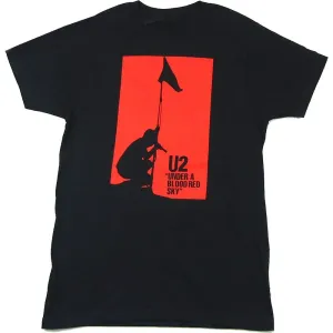 U2 tričko Blood Red Sky Čierna XXL