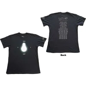 U2 tričko I+E Tour 2015 There Is A Light Čierna M