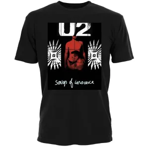 U2 tričko Songs of Innocence Red Shade Čierna XXL