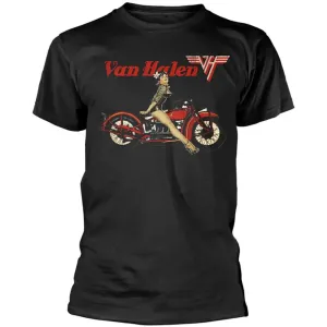 Van Halen tričko Pin-up Motorcycle Čierna M