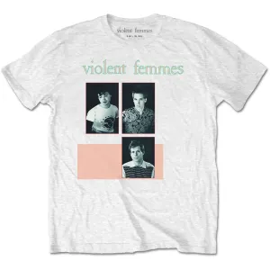 Violent Femmes tričko Vintage Band Photo Biela XL