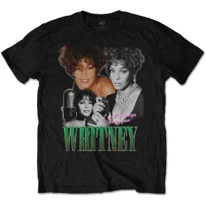 Whitney Houston tričko Always Love You Homage Čierna M