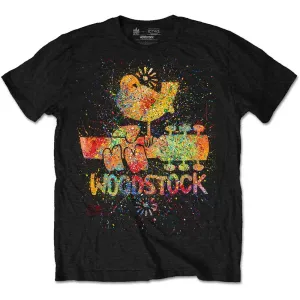 Woodstock tričko Splatter Čierna 3XL