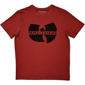 Wu-Tang Clan tričko Logo Červená M #7343208