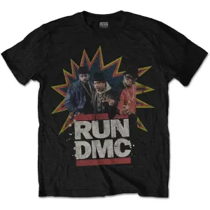 Run-DMC tričko POW! Čierna L