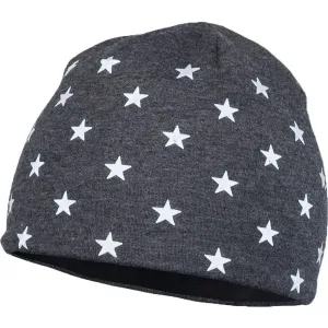 Runto STARS Detská zimná čiapka, tmavo sivá, veľkosť UNI