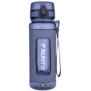Runto VISTA 800 ml Športová hydratačná fľaša s poistkou uzáveru, sivá, veľkosť