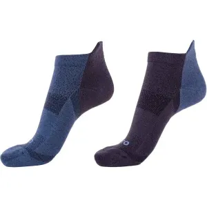 Runto RUN SOCKS  2P 2 páry športových ponožiek s antibakteriálnou úpravou, tmavo sivá, veľkosť