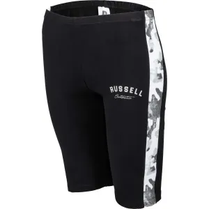Russell Athletic BIKE PRINT SHORT Dámske šortky, čierna, veľkosť #415823