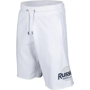 Russell Athletic CIRCLE RAW SHORT Pánske šortky, biela, veľkosť #472799