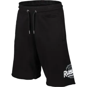 Russell Athletic CIRCLE RAW SHORT Pánske šortky, čierna, veľkosť #465265