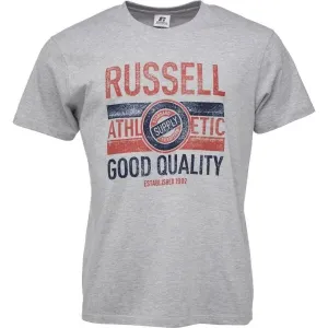 Russell Athletic GOOT Pánske tričko, sivá, veľkosť #9410835