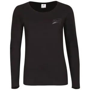 Russell Athletic LONG SLEEVE TEE SHIRT Dámske tričko, čierna, veľkosť #411904