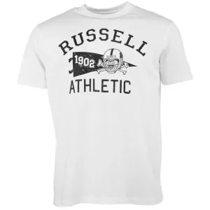 Russell Athletic T-SHIRT M Pánske tričko, biela, veľkosť #5855015