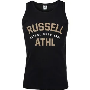 Russell Athletic PÁNSKE TIELKO Pánske tričko, čierna, veľkosť S