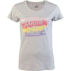 Russell Athletic REVEAL S/S CREWNECK TEE SHIRT Dámske tričko, sivá, veľkosť S