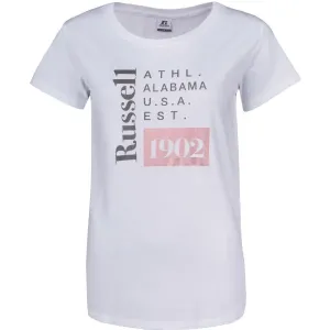 Russell Athletic S/S CREWNECK TEE Dámske tričko, biela, veľkosť M