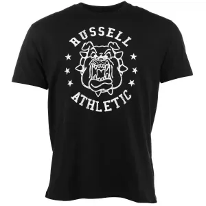 Russell Athletic T-SHIRT BULLDOG M Pánske tričko, čierna, veľkosť S