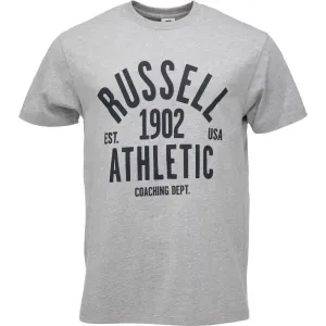 Russell Athletic T-SHIRT M Pánske tričko, sivá, veľkosť #9327901