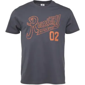 Russell Athletic T-SHIRT M Pánske tričko, tmavo sivá, veľkosť #9397199