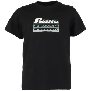 Russell Athletic TEE SHIRT BOY Detské tričko, čierna, veľkosť