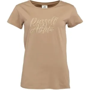 Russell Athletic TEE SHIRT W Dámske tričko, béžová, veľkosť #7510182