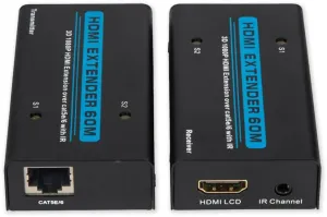 RX-505A - HDMI Extender, 1080p, 60m, UTP cat.5e / 6, aktív