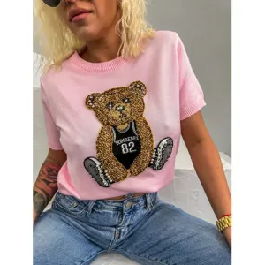 Dámske tričko s medvedíkom KODA* veľkosť: one size #9173046
