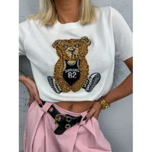 Dámske tričko s medvedíkom KODA* veľkosť: one size #9173047