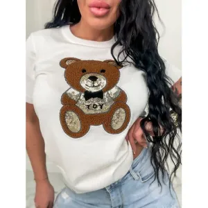 Dámske tričko s medvedíkom TEDDY veľkosť: one size #9044902