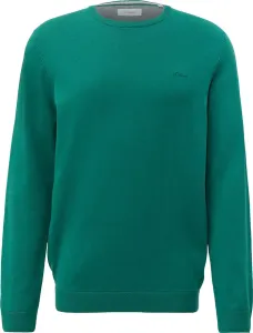 s.Oliver RL KNITTED PULLOVER Pánsky sveter, zelená, veľkosť XXL