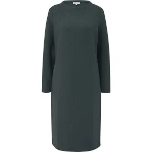 s.Oliver RL LONG SLEEVE DRESS NOOS Midi šaty, tmavo zelená, veľkosť #8180656