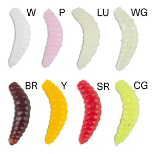 Saenger iron trout gumové nástrahy bee maggots 2,5 cm-farba wg