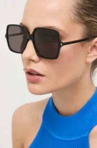 Slnečné okuliare Saint Laurent dámske, čierna farba #8737091