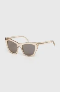 Slnečné okuliare Saint Laurent dámske, priehľadná farba #8478415