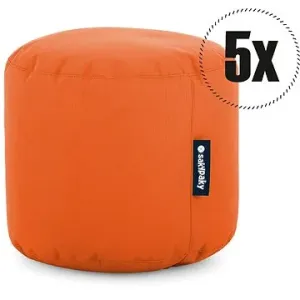 SakyPaky 5× taburetka oranžová