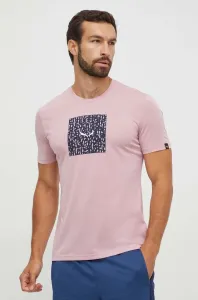 Športové tričko Salewa Pure Box ružová farba, s potlačou